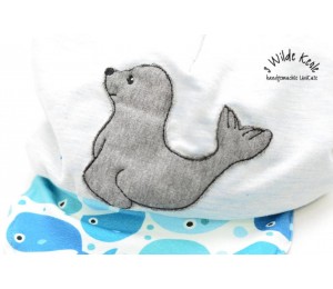 Stickdatei - Schneetiere Eisfuchs